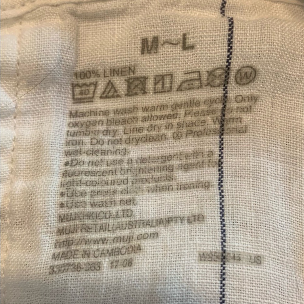 Boxy Plaid Linen Top - Picture 5 of 5